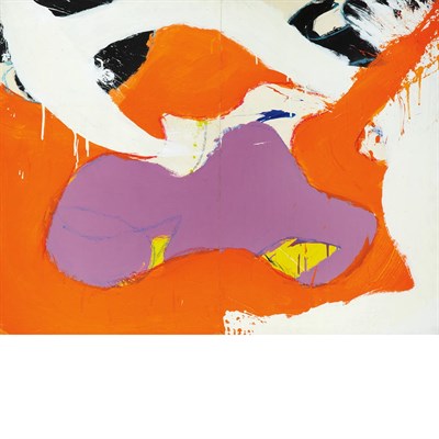 Lot 125 - Norman Bluhm American, 1921-1999 Diptych, 1972...