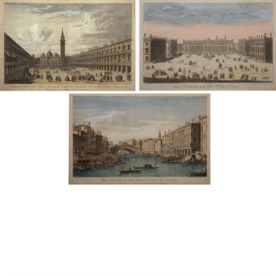 Lot 69 - After Canaletto PONS RIVOALTI... Hand-colored...