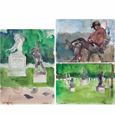Lot 32 - Lester Johnson American, b. 1919 (i) Untitled...