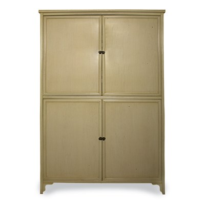Lot 105 - Asian Style Bleached Wood Cabinet Height 6...