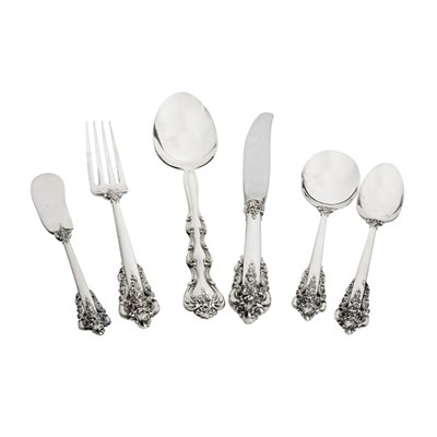Lot 317 - Wallace Sterling Silver Flatware Service In...