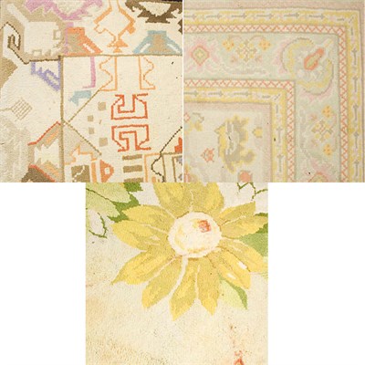 Lot 117 - Group of Three Spanish Rugs Spain, second half...