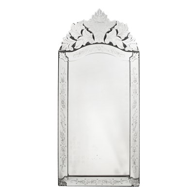 Lot 330 - Venetian Style Mirror Framed Mirror Of arched...