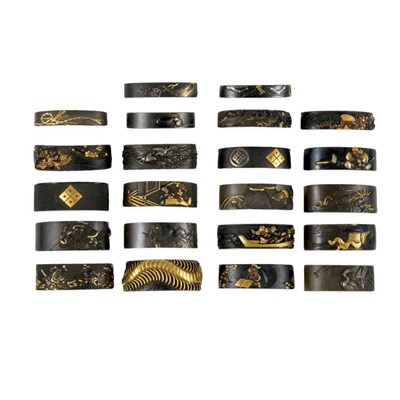 Lot 5 - Group of Twenty-Two Japanese Fuchi 18th/19th...