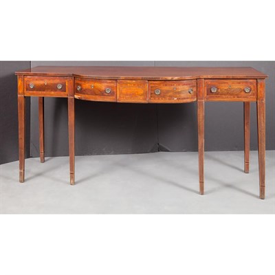 Lot 441 - George III Style Mahogany Sideboard The...