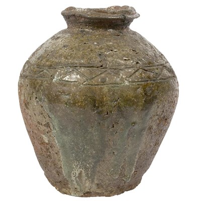 Lot 23 - Japanese Shigaraki Jar Muramachi Period The...