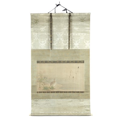 Lot 22 - Tosa Mitsuoki Japanese, 1617-1691 Quails...