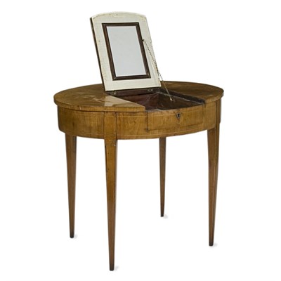 Lot 145 - Biedermeier Style Fruitwood Work Table Height...