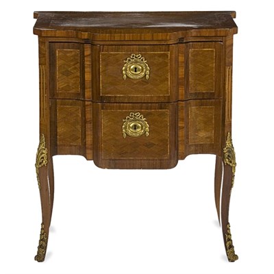 Lot 231 - Transitional Louis XV/XVI Style Inlaid...