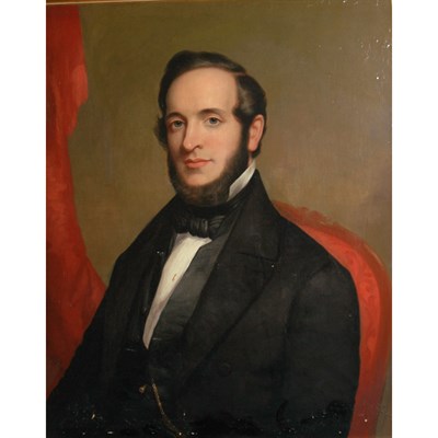 Lot 5 - American School 19th Century Portrait of a...