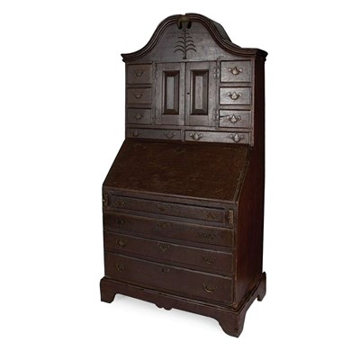 Lot 84 - Queen Anne Painted Pine Slant Front Diminutive...