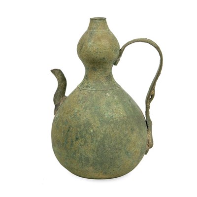 Lot 43 - Korean Bronze Wine Ewer Koryo Dynasty, 13th...