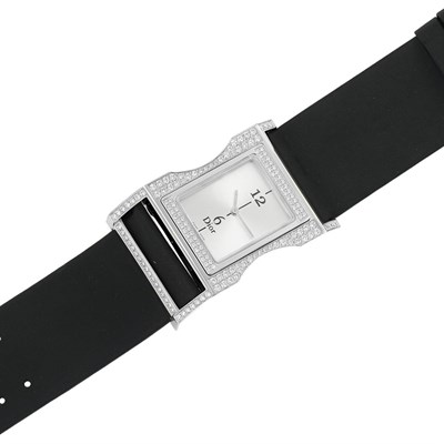Lot 264 - Stainless Steel and Diamond Wristwatch, Christian Dior
