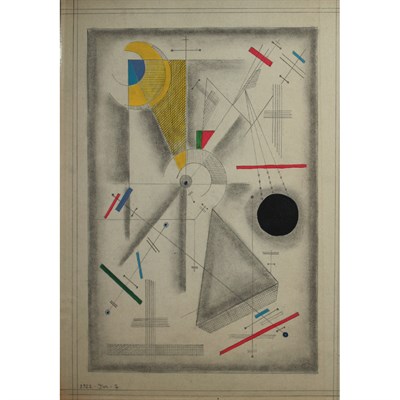 Lot 68 - 20th Century School Untitled (Abstract), 1922...