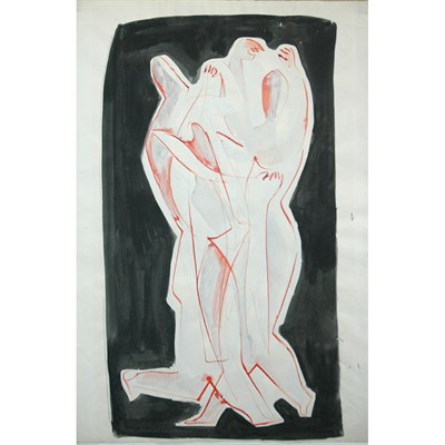 Lot 79 - Hans Uhlmann German, 1900-1975 Figures in...