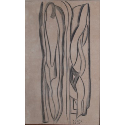 Lot 36 - Bela Kadar Hungarian, 1877-1956 Abstract...