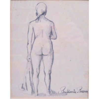 Lot 56 - Paul Emile Pisarro French, 1884-1972 Female...