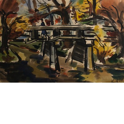 Lot 5 - Karl Herman Baumann American, 1911-1984 Figure...