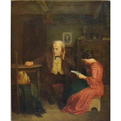 Lot 101 - Attributed to Sir David Wilkie The Letter...