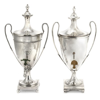 Lot 332 - George III Silver Two-Handled Hot Water Urn...