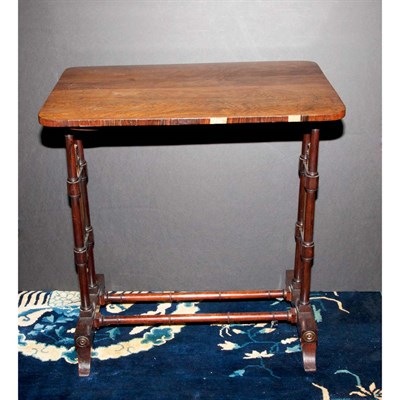 Lot 124 - Victorian Walnut and Brass Side Table 19th...