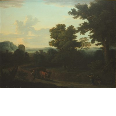 Lot 72 - Attributed to John Wootton Travelers in an...