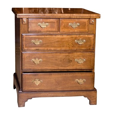 Lot 408 - Pair of Georgian Style Mahogany Fold-Over...