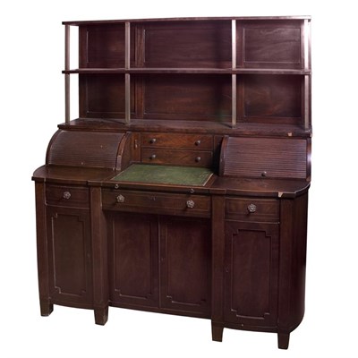 Lot 130 - Georgian Style Mahogany Desk Height 63 inches,...