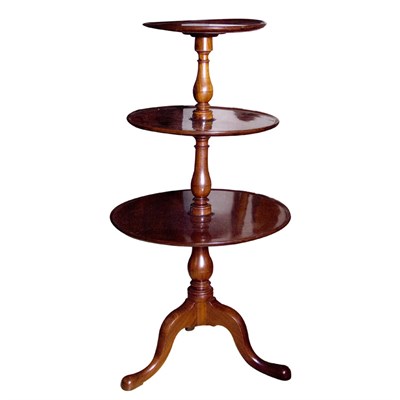 Lot 148 - George III Style Mahogany Dumbwaiter Height 49...