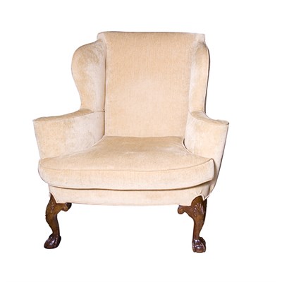 Lot 452 - George III Style Mahogany Wing Chair