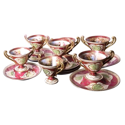 Lot 135 - Set of Thirteen Vienna Figural and Gilt...