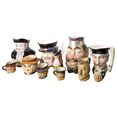 Lot 187 - Group of Porcelain Toby Jugs Approximately...