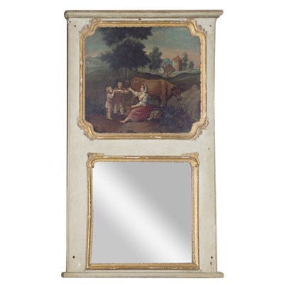 Lot 236 - Louis XV Style Painted and Gilt Decorated...