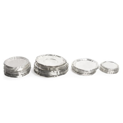 Lot 306 - Group of German Silver Small Dishes and...
