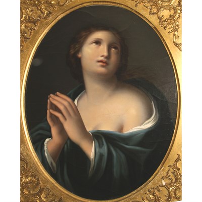 Lot 34 - Italian School 19th Century Penitent Magdalene...