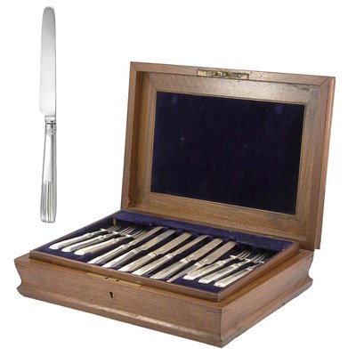 Lot 234 - Assembled English Silver Fruit Service John...