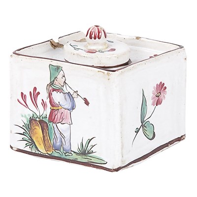 Lot 126 - French Faience Inkwell 18th/19th Century...