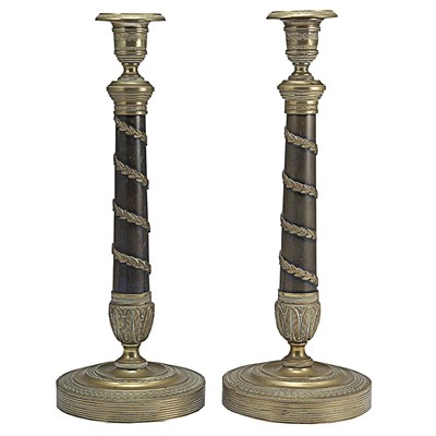 Lot 510 - Pair of Austrian Neoclassical Style Gilt and...