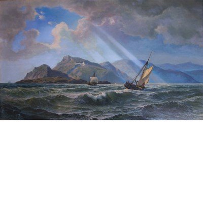 Lot 41 - Hans Emil Jahn Dutch, 1834-1902 Hope in High...