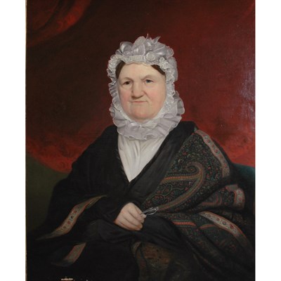 Lot 7 - American School 19th Century Portrait of a...