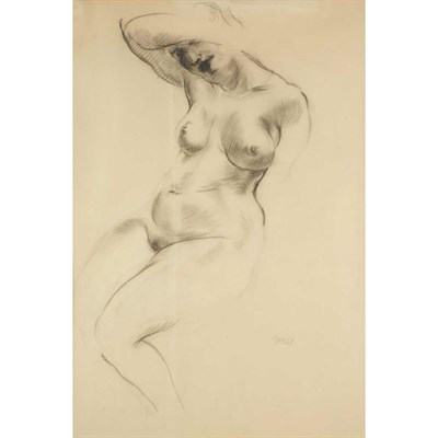 Lot 80 - George Grosz German/American, 1893-1959 Model...