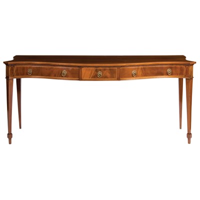 Lot 490 - George III Mahogany Serving Table The...
