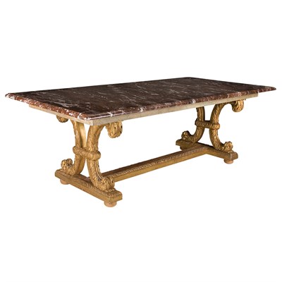Lot 482 - Charles X Gilt-Wood Center Table 19th Century...