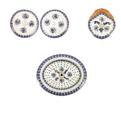 Lot 397 - Group of Chinese Export Porcelain Table...