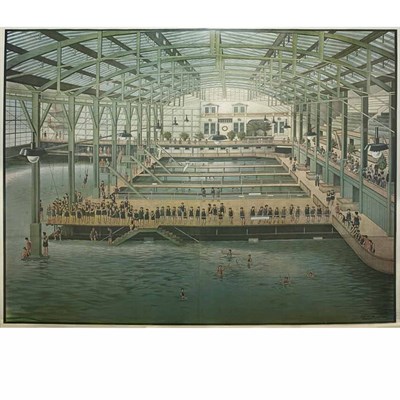 Lot 85 - Artist Unknown SUTRO BATHS Color...