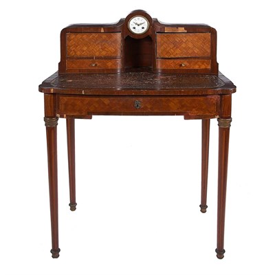 Lot 502 - Louis XVI Style Parquetry Inlaid Walnut Bureau...