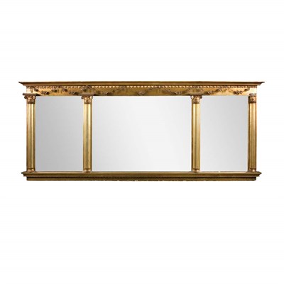 Lot 146 - Classical Style Gilt-Wood Overmantel Mirror...