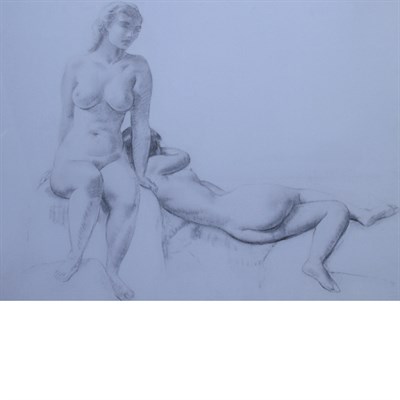 Lot 39 - Leon Kroll American, 1884-1974 Figure Study of...