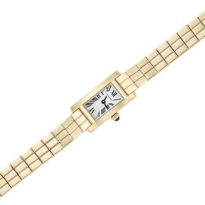 Lot 241 - Gold Wristwatch, Cartier