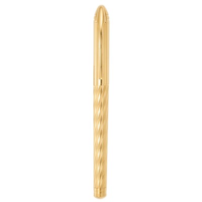 Lot 134 - Vermeil and Gold Fountain Pen, Bulgari
